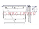 FALDON CABINA TELESCOPICO TEKOS 265 PL700 FOSO REDUCIDO