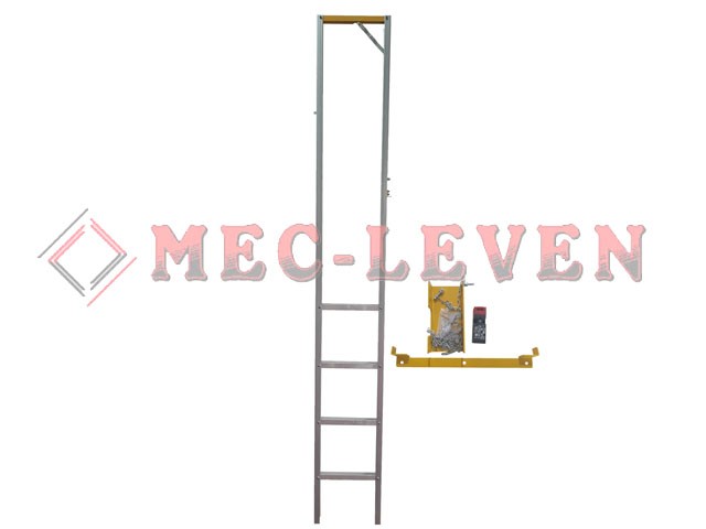 ESCALERA DE FOSO PLEGABLE FOSO DE 801-1300MM EN81-20
