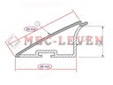 DIFUSOR LATERAL L-1941MM  BOTONERA OTIS 2000 C/ACCESORIOS