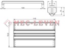 ROZADERA FS5X100 PLEGABLE CON ALETAS