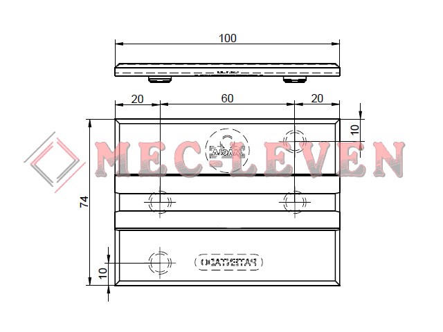ROZADERA FS8X100 PLEGABLE CON TETONES