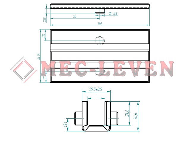 ROZADERA FS8X140 PLEGABLE MP 8MM 2TETONES