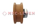 RUEDA CARRO SUPERIOR CONCENTRICA C/EJE TIPO ORONA Ø56X20MM