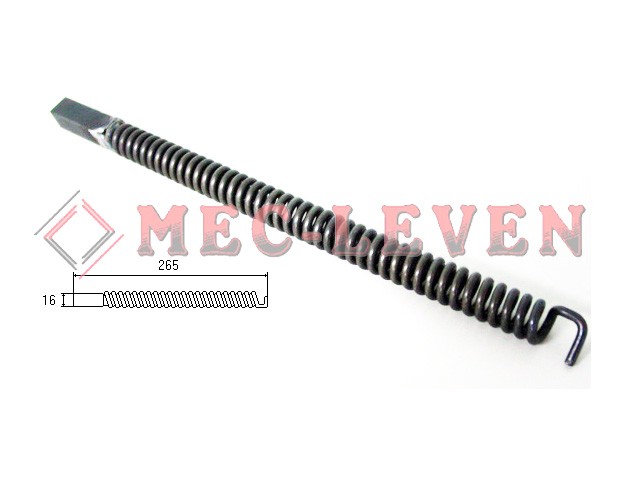 MUELLE TORSION D16X265 CUADRADO EGUREN DCHO