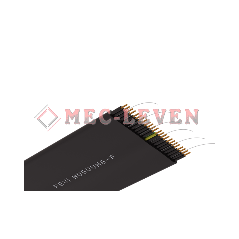 CABLE PLANO NEGRO H05VVH6-F 6X0.75MM (METRO)