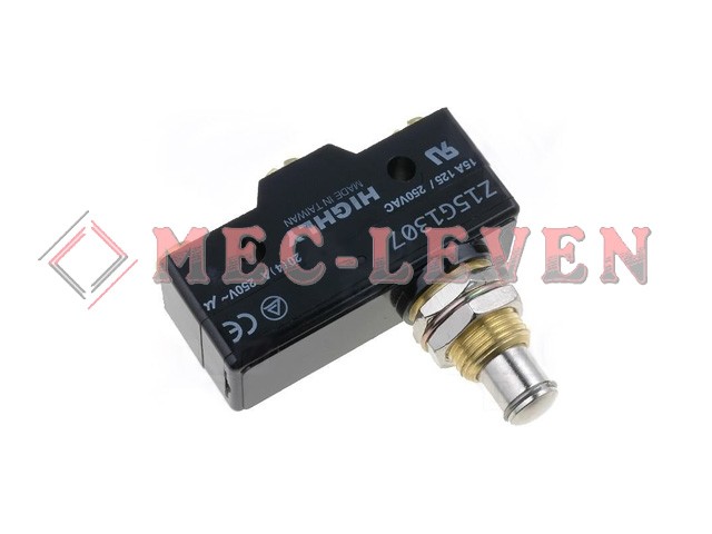 MICRORRUPTOR PULSADOR EMBOLO PLANO 15A (Z-15GQ-B)