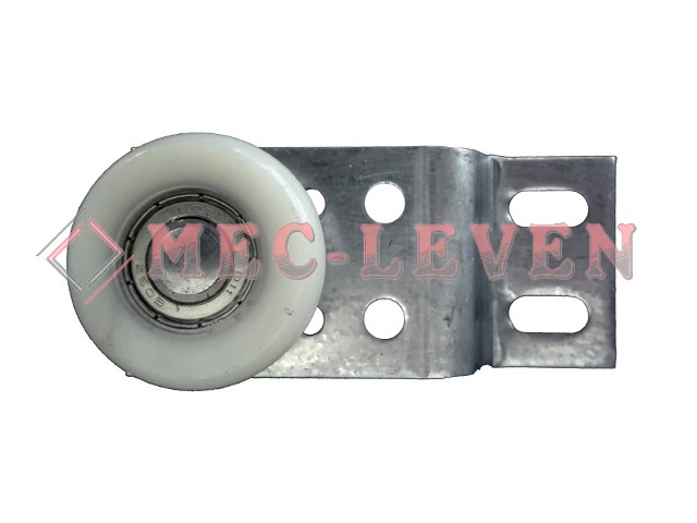 RUEDA SUSPENSION CON SOPORTE ACODADO L-86MM