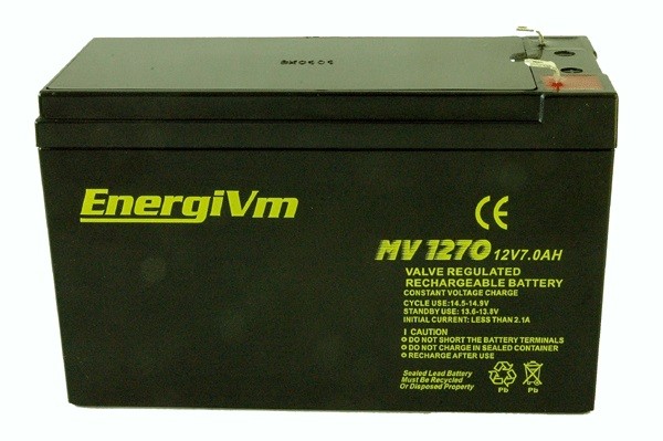 BATERIA PLOMO 12V 7.2A 151X65X101mm