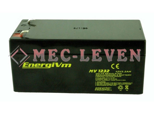 BATERIA PLOMO 12V 3.3A 134X67X67MM