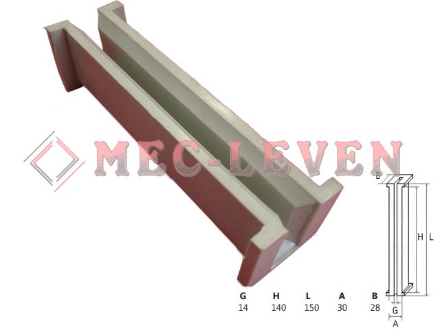 ROZADERA RIGIDA ALAS GUIA 14 MM