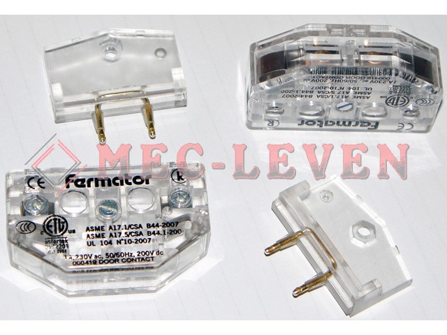 CONJUNTO CONTACTO ELECTRICO 60mm CABINA PLEGABLE Y MECANICO