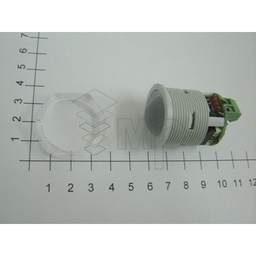 [MAC2172.PSSOL1A2] PULSADOR ROLLER STAR SOL 1 CTO.AZUL 24VCC