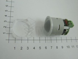 [MAC2172.PSSOL1R2] PULSADOR ROLLER STAR SOL 1 CTO ROJO 24V