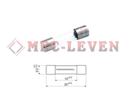 [MECFUS5X20-6] FUSIBLE CRISTAL 5X20mm 6AMP