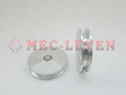 [PPM-0048P00AL] POLEA MOTOR PAC BUS Ø48MM ALUMINIO
