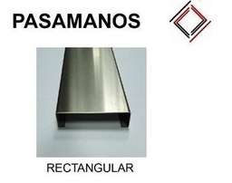 [PRIE01000] PASAMANOS RECTANGULAR INOX L=1000MM