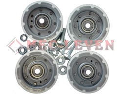 [060151 OT0008] JGO 4 RUEDAS Ø70MM CABINA Y RELLANO OTIS 2000