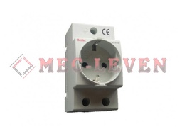 [071210 0107] ENCHUFE CARRIL DIN 2P+T 250V 16A