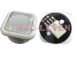 [080165 OTS0019] PULSADOR OTIS EGUREN NO LUMINOSO CUELLO BLANCO