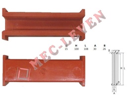 [IHZ10015Z] ROZADERA 15X100 OP10 C/ALETAS