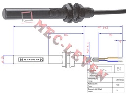 [C127BCBF0240] INTERRUPTOR MAGNETICO CILINDRICO BIESTABLE 100VA