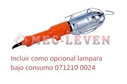 [071210 0149] LUZ PORTATIL OBRA PVC C/INTERRUPTOR SIN LAMPARA