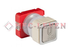 [8128200025] PULSADOR TAB BRAILLE 1NA LED 24V ROJO