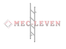[ESC/FOSO/CIN] ESCALERA DE ACCESO A FOSO 1250X295 CINCADAS